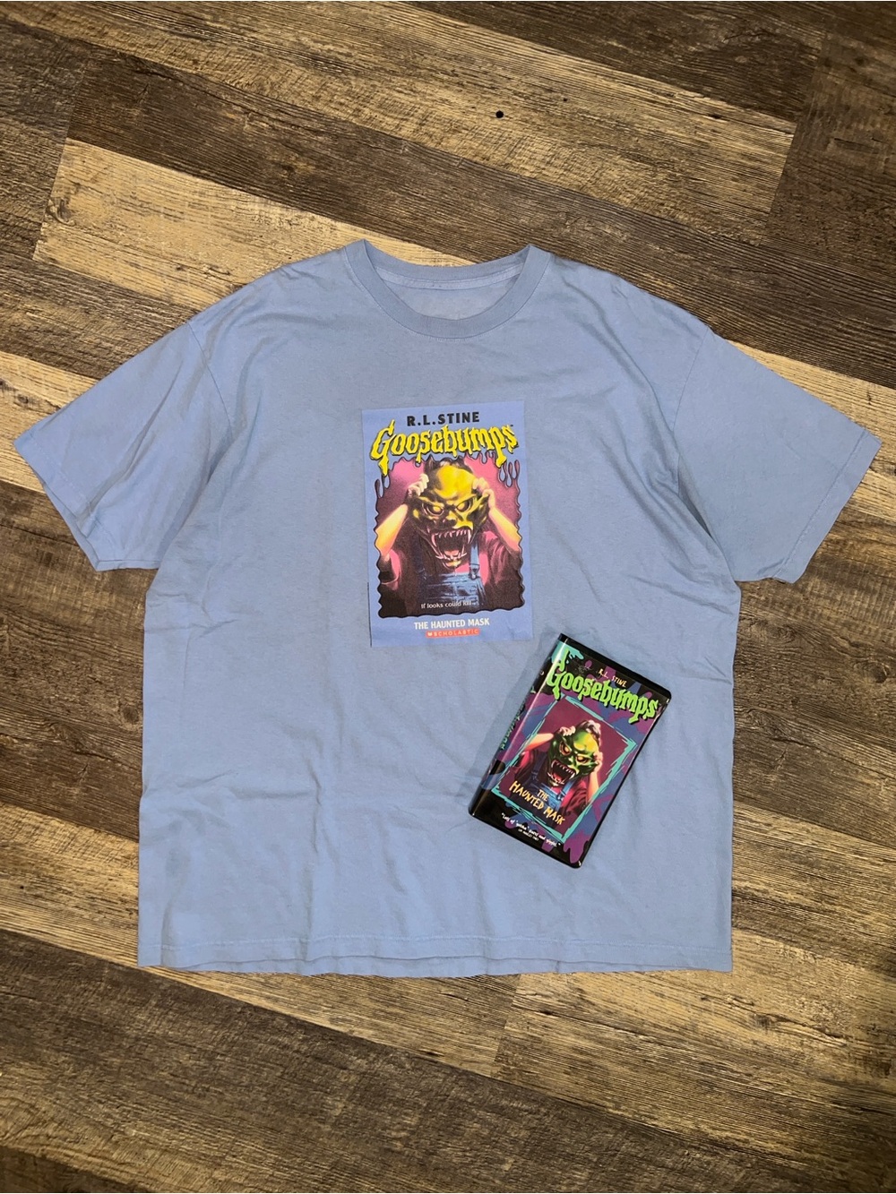 1990âs Goosebumps âThe Haunted Maskâ T-shirt